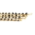 10 Pulseira Corrente Pedra rolada Colada Hematita Dourado ATACADO - comprar online