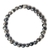 Pulseira Bolinha Pedra Labradorita Natural 6mm Fio Silicone - loja online