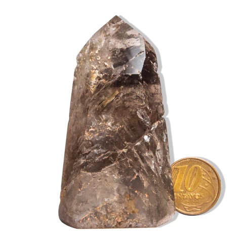 Ponta Elestial Pedra Natural 60 a 70mm 70 a 120g Tipo B