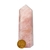 Ponta Quartzo Rosa Pedra Natural 9 a 10cm Média 160g Tipo B