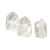 03 Und Ponta cristal Extra Lapidado Pequeno Média 3cm na internet