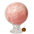 Esfera Quartzo Rosa Pedra Natural Bola Média 11,1cm 1,97Kg