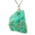 Colar Pedrinha Amazonita Verde Natural Bruto Pino Prata 950 - loja online