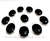 05 Pingente Cabochão Obsidiana Negra Montagem Garra Prata 950 - buy online