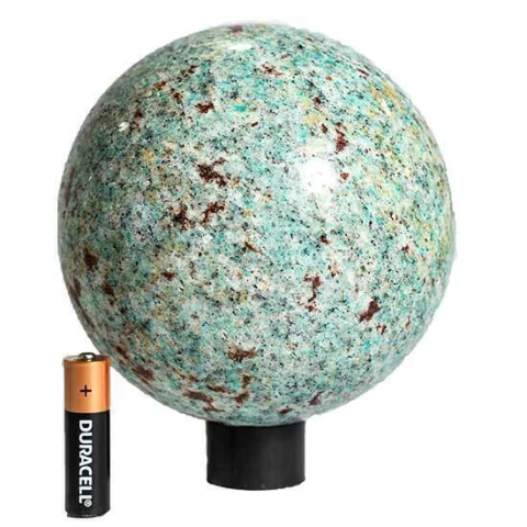 Bola Amazonita Paraiba Pedra Natural Esfera Grande 12cm Cod 133342