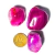 03 Ágata Rosa Rolado Pedra Natural M 20 a 35mm Classe A - comprar online