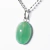 5 Pingente Cabochão Oval 20mm Onix Verde Natural Prata 950 ATACADO na internet