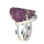Anel Purpurita Bruto Montagem Garra Prateado 25 a 30mm - Distribuidora CristaisdeCurvelo