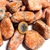 1Kg Calcita Laranja Cascalho Batido Pedra G 30 a 45mm Tipo A - Distribuidora CristaisdeCurvelo