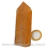 Ponta Jaspe Amarelo Natural Gerador Sextavado Cod 132722 - comprar online