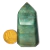 01 Ponta Aventurina Verde Natural 50 a 100g 5 a 6cm Classe A