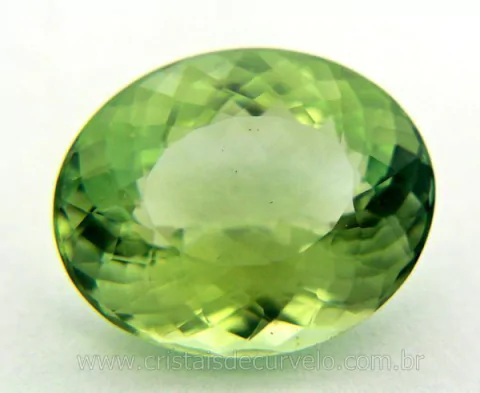 Gema Oval Prasiolita Montagem Joias 11.6ct 18mm Reff GP9310