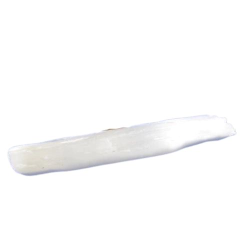 Selenita Canudo Perfeito Branquinho Pedra Em Bastao Natural Cod 135338