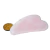 10 Massageador Gua Sha Quartzo Rosa Pedra Natural 50g 70mm - loja online