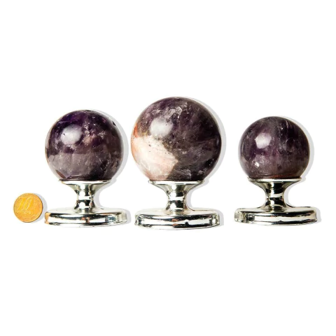 01 Kg Esfera Bola Ametista Baiana Pedra Natural Revenda ATACADO