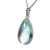 Colar Gota Pedra Topázio Azul Pino Prata 950 - Distribuidora CristaisdeCurvelo