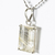 Pingente Baguete Facetado Rutilo Ouro Garra Prata 950 - comprar online