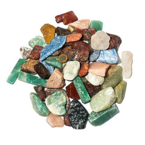 10 kg Cascalho Misto Polido G Pedras de 35 a 50 mm Classe B