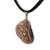 Colar Pedrinha Super Seven Natural Pino Banho Dourado na internet