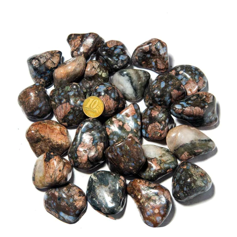 1 kg Riolita Rolado Pedra Vulcânica G 30 a 45mm Tipo B