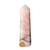 Ponta Quartzo Rosa Pedra Natural 17 a 18cm média 500g Tipo C - comprar online