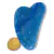 03 Massageador Gua Sha Quartzo Azul Pedra Natural 50g 70mm - Distribuidora CristaisdeCurvelo