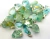 05 Pingente Pedra Natural Topázio Azul Tansparente Pino Prateado - loja online