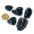 05 Unid Onix Preto Rolado Pedra Polido M 23mm Classe A - comprar online