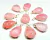 05 Pingente Gota Quartzo Rosa Prata 950 Garra - comprar online