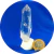 Ponta Cristal Lemúria Bruta Natural Tipo A 80 a 90mm 53g - loja online