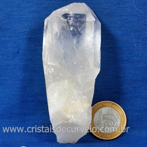 Ponta Cristal Bruto Quartzo de Garimpo Natural Cod 135536