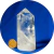 Ponta Cristal Pedra Lapidado Natural 80 a 90 mm Tipo B na internet