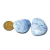 02 Quartzo Azul Rolado Natural Pedra G 30 a 45mm Tipo A na internet