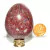 Ovo Pedra Quartzo Morango Pedra Natural Lapidado Cod 127833