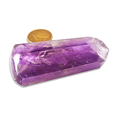 Desintegrador Ametista Base Baulada Pedra Tipo B 70mm 55g