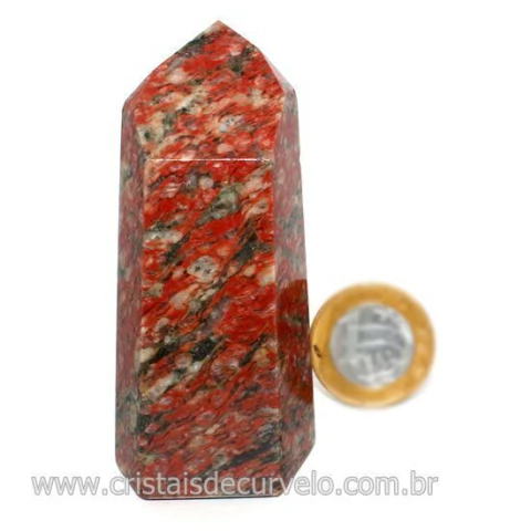 Ponta Pedra Unakita Brasileira Gerador Sextavado 126274