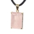 Colar Quartzo Rosa Facetado Manual Garra Dourado