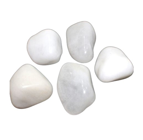 05 Quartzo Leitoso Rolado Pedra G 30 a 45mm Classe A