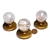 03 Esfera Cristal Pedra Natural 40 a 45mm 90 a 120g Tipo B - Distribuidora CristaisdeCurvelo