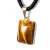 Colar Mini Retangular Pedra Olho de Tigre Pino Dourado na internet