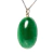 Colar Cabochão Oval Pedra Quartzo Verde Pino Prata 950 - comprar online