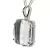 Colar Retangulo Facetado Pedra Cristal Prata 950 Garras na internet