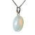 Colar Cabochão Oval Pedra da Lua 20mm Pino Prata 950 na internet