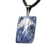 Colar Retangular Liso Sodalita Azul Pino Argola Dourada - comprar online