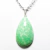 10 Pingente Gota Amazonita Verde Pedra Natural Pino Prateado Atacado