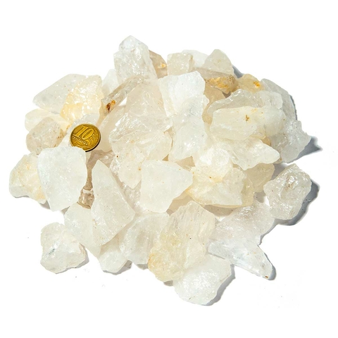 01 Kg Cascalho Bruto Cristal Opalado 15 a 40mm Tipo B