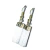 Brinco Selenita Canudo Pedra Bruta Natural Envolto Dourado - comprar online