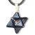 Colar Merkabah Pedra Estrela Azul Pino Prateado - comprar online