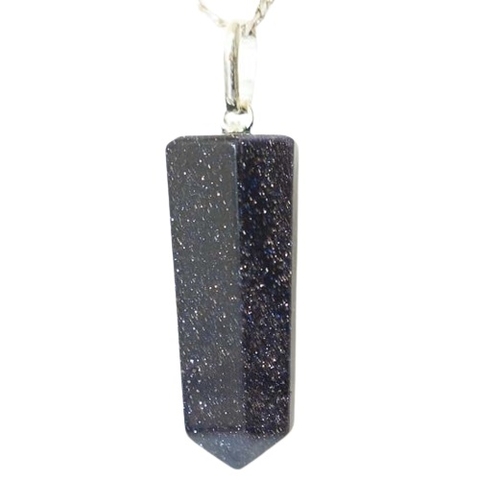 Colar Pontinha Pedra Estrela Pino e Presilha Prata 950