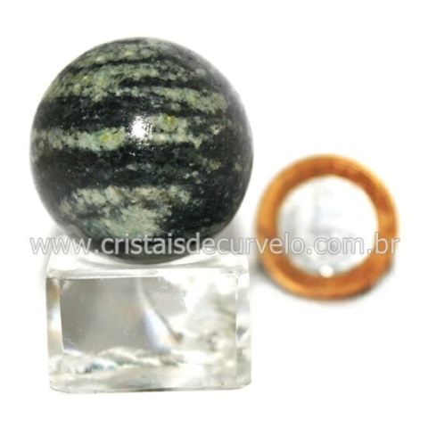 Esfera Quartzo Brasil Bola Lapidada Com Boa Cor Cod 129176